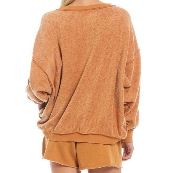 Free People Intimately Kelly Oversized Crewneck Sweatshirt - Picture 8 of 12